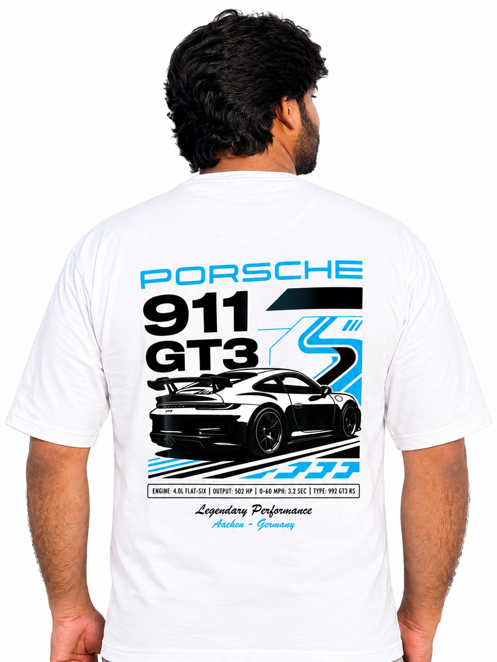 Porsche 911 GT3 Oversized Tee