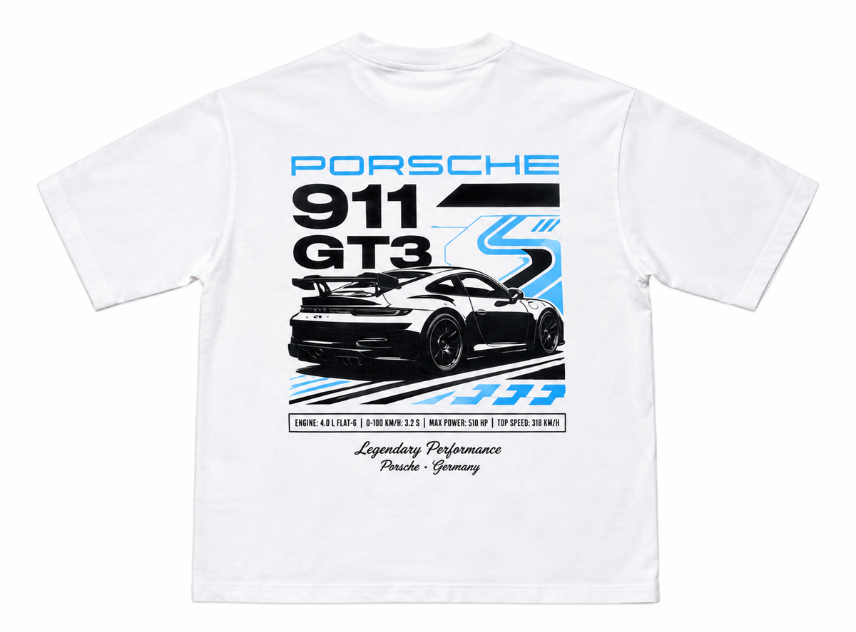 Porsche 911 GT3 Oversized Tee